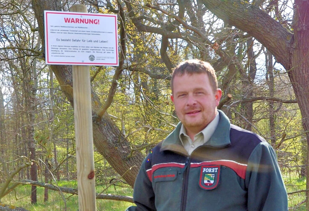 Am Letzlinger Schlosspark hat der zuständige Landesforstforstbetrieb Altmark Hinweisschilder aufstellen lassen. Wie Revierleiter Sebsatian Hey erläutert, gebe es aufgrund der Trockenheit in den vergangenen Jahren zahlreiche abgestorbene Äste in den Bäumen, die herabfallen könnten und somit eine Gefahr für Spaziergänger darstellen würden.