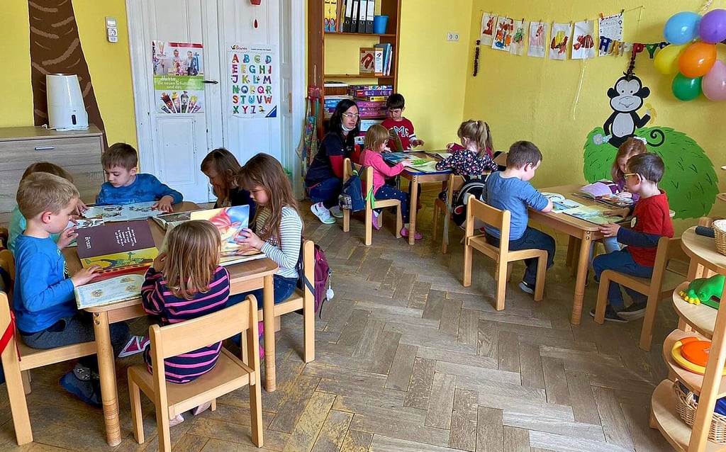 Der Notbetrieb in der Kita Montalino in Reuden sieht ganz alltäglich aus. 31 von 37 Kindern sind aktuell angemeldet.