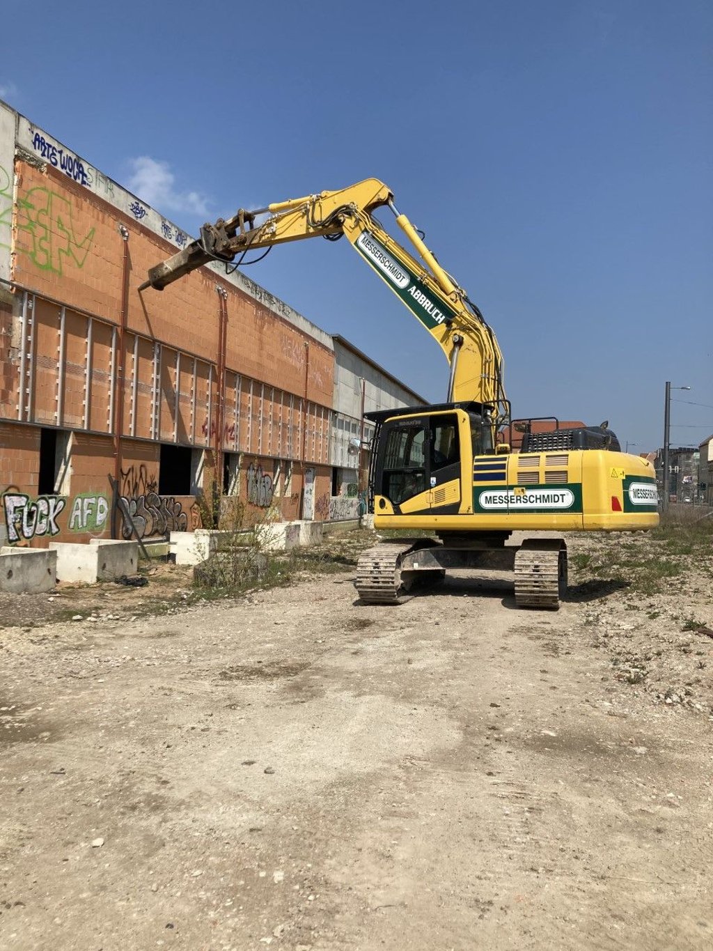 Das Sportparadies in Halle wird abgerissen.