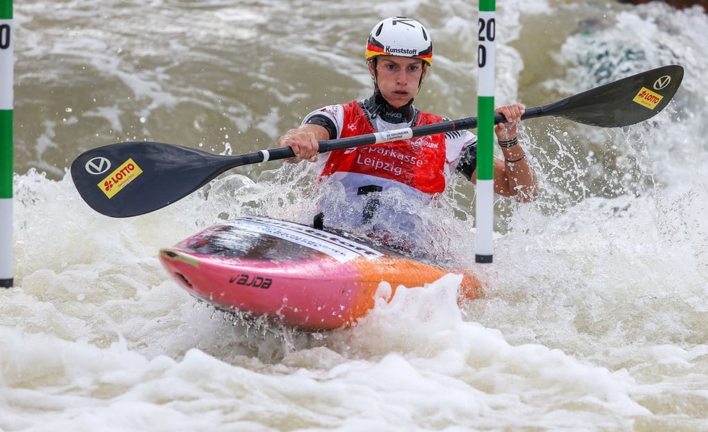 Ricarda Funk hat sich bei der Kanuslalom-EM mühelos für die Halbfinal-Läufe qualifiziert.