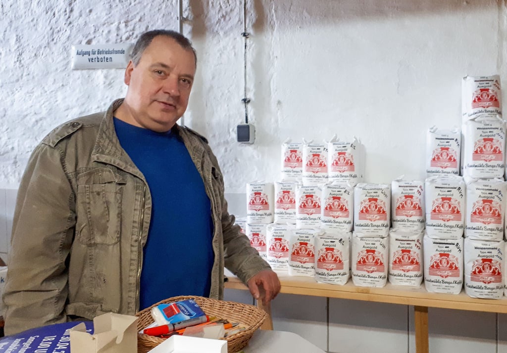 Matthias Könemann in der Kunstmühle in Berga