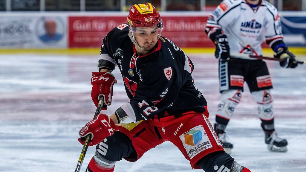 Stürmer Sergej Stas bekommt bei den Saale Bulls eine neue Chance, sein Können zu zeigen.