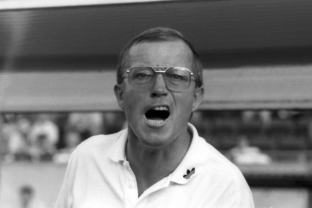 Bernd Donau vor 30 Jahren als lautstarker HFC-Trainer.