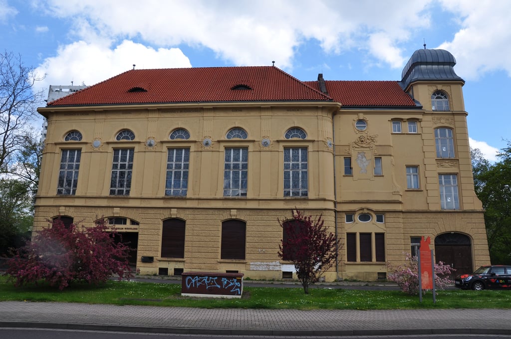 Logenhaus an der Weitlingstraße in Magdeburg.