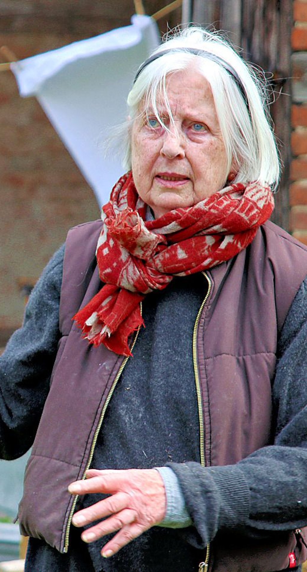 Kamilla Bühring begrüßte die Schüler auf dem Pfarrhof.