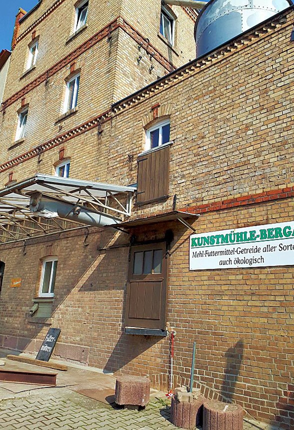 Ein Blick auf die Mühle