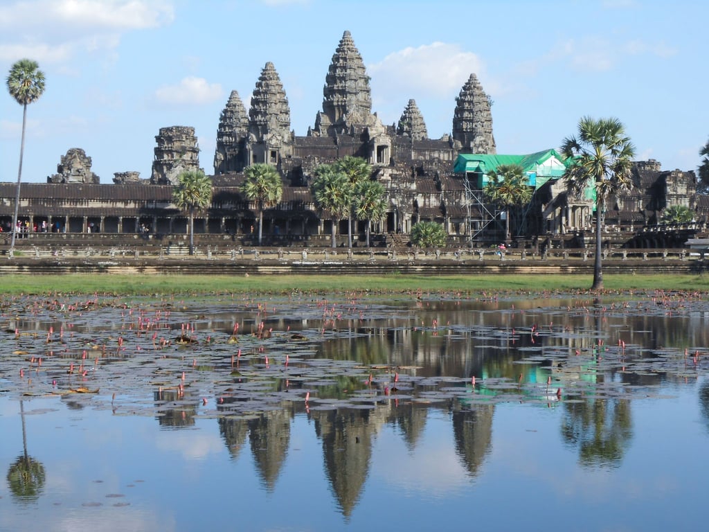 Die Tempelanlage Angkor Wat bei Siem Reap hatte zum Höhepunkt des Khmer-Reiches 900.000 Einwohner.