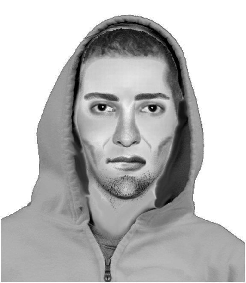 Die Polizei sucht nach dem Räuber von Halle.