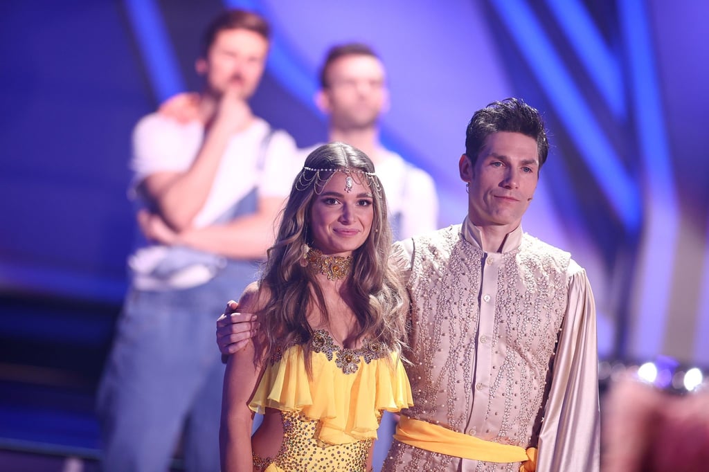 Es hat nicht ganz gereicht: Lola Weippert und ihr Tanzpartner Christian Polanc sind enttäuscht.