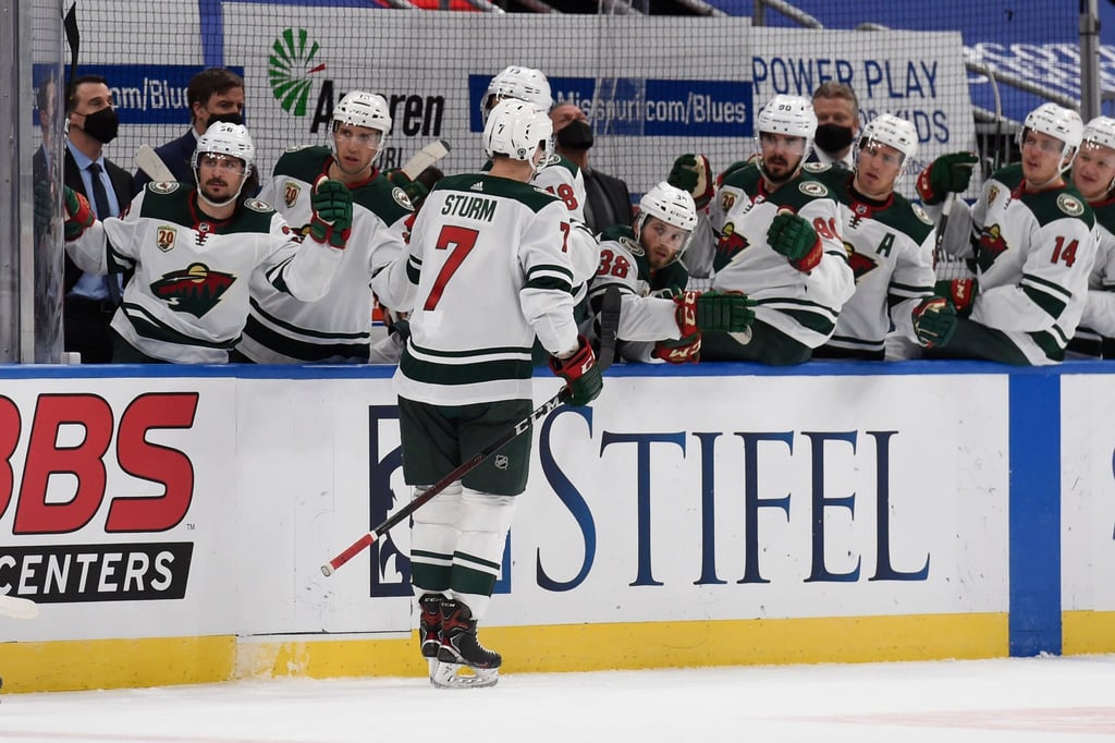 Nico Sturm erzielte sein zehntes Saisontor für die Minnesota Wild.