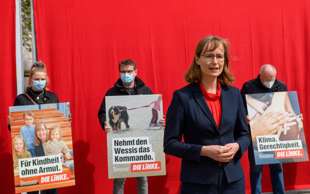 Ihr Wessi-Wahlplakat hat die Linken nun einen Veranstaltungsort gekostet.