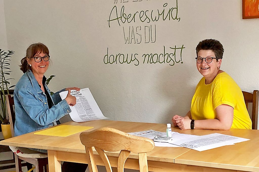 Angelika Zaizek und Mitarbeiterin Heike Graubaum im Franztreff