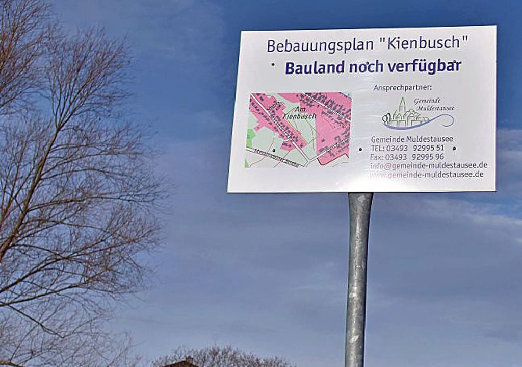 Das Neubaugebiet „Zum Kienbusch“ in Burgkemnitz