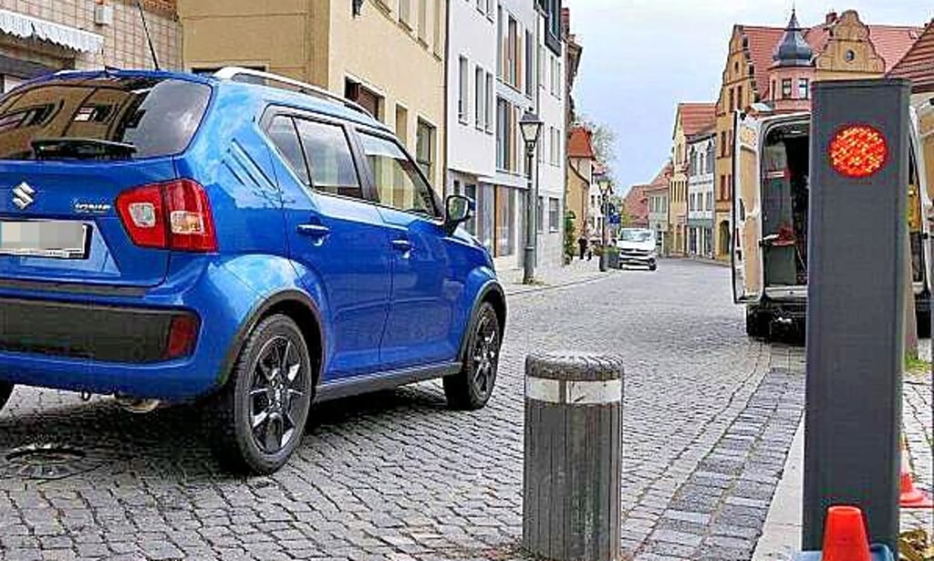 Die Polleranlage geht am Dienstag in Betrieb.