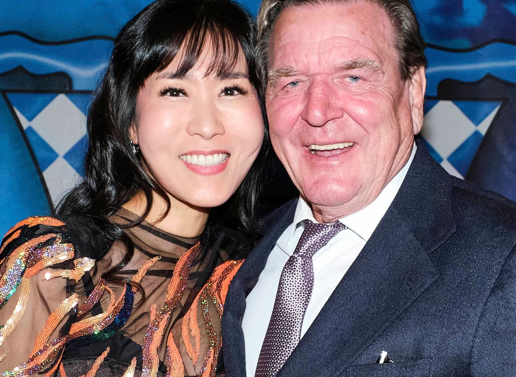 Ex-Bundeskanzler Gerhard Schröder mit seiner 5. Ehefrau Soyong Schröder-Kim.