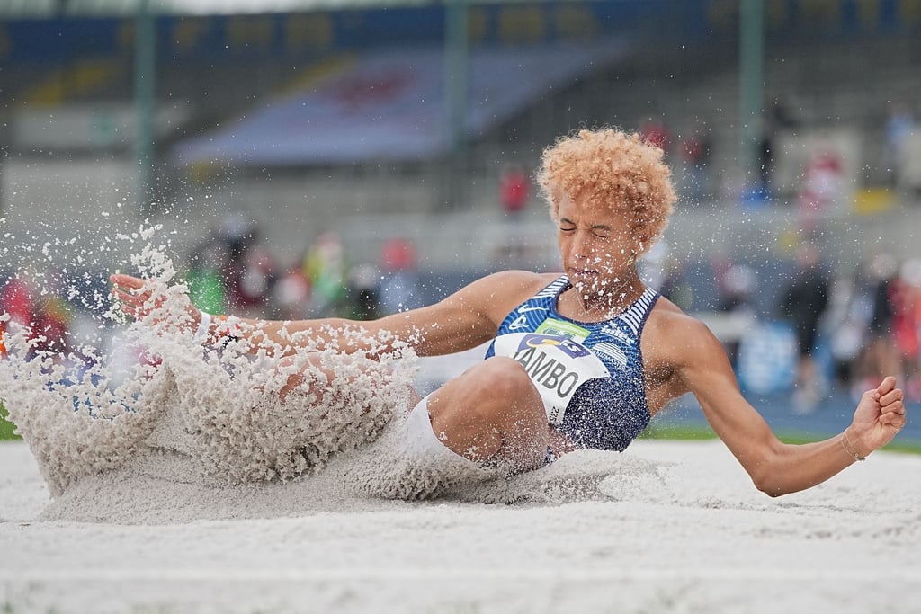 Siegte in Florenz Weitspringerin Malaika Mihambo.