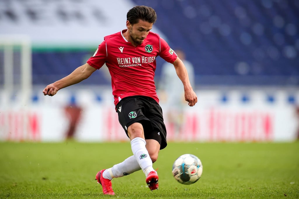 Julian Korb, hier noch im Trikot von Hannover 96.
