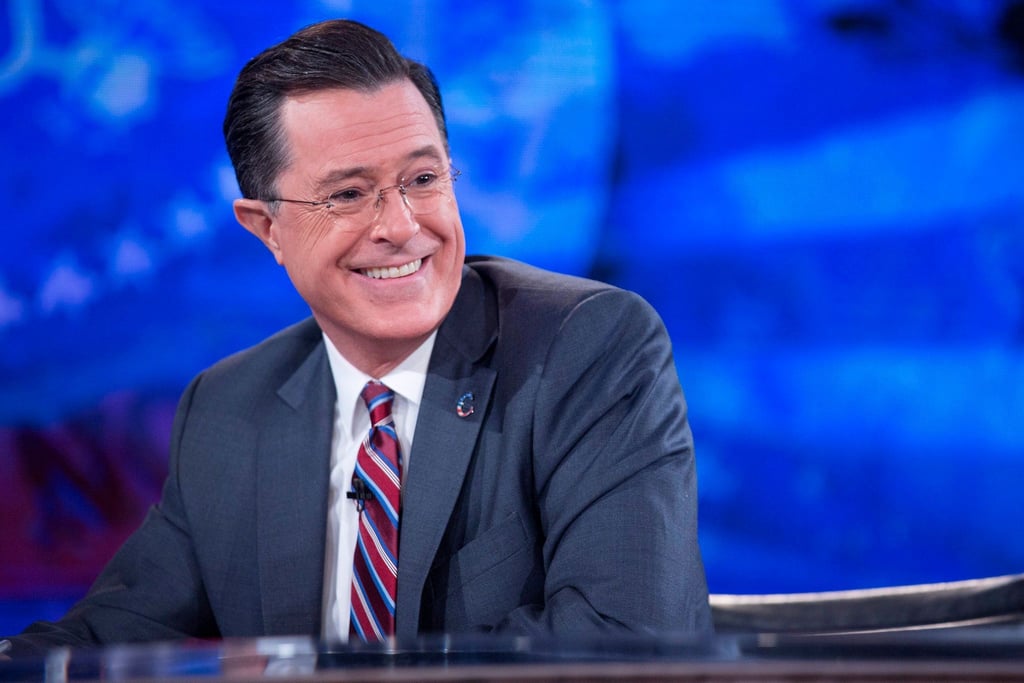 Stephen Colbert empfängt wieder Gäste im Studio.