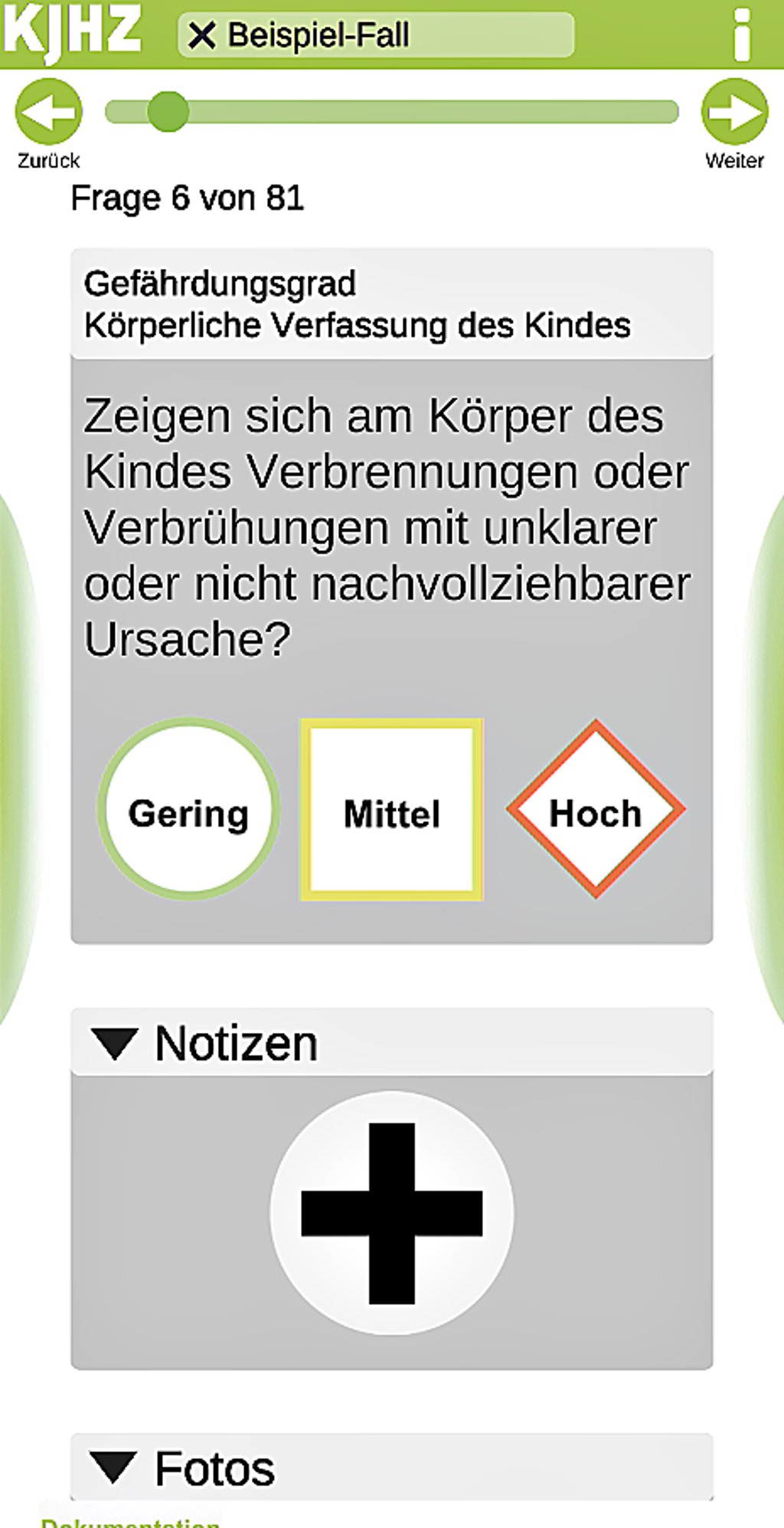 Abhängig von der Altersgruppe werden rund 80 Fragen gestellt ...