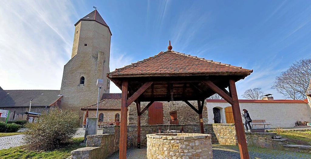 Die Burg in Freckleben.