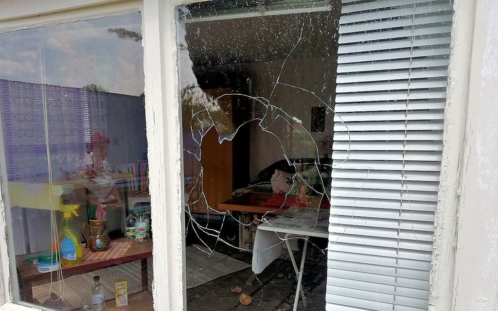Einbruch in Gartenlaube in der Anlage Freie Gewerkschaften.