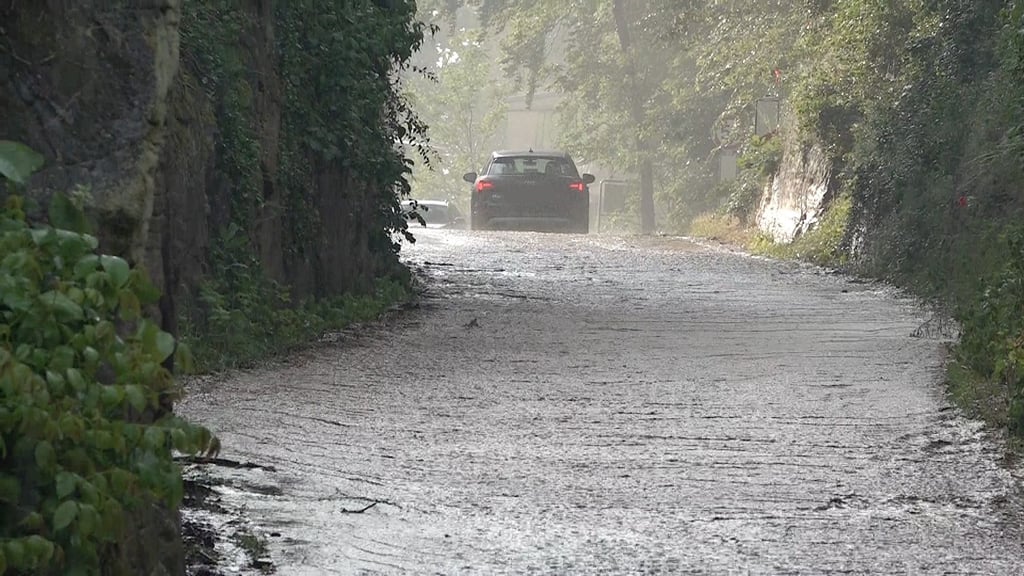 Heftige Regenfälle gab es am Mittwochabend im Landkreis Harz.