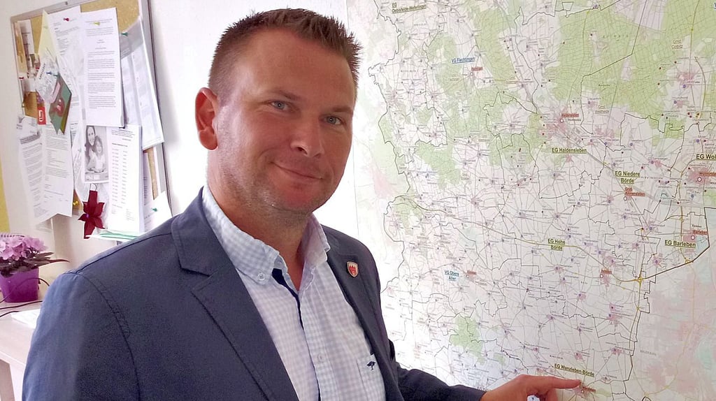 Kai Pluntke ist der Leiter des Ordnungsamtes der Stadt Wanzleben.