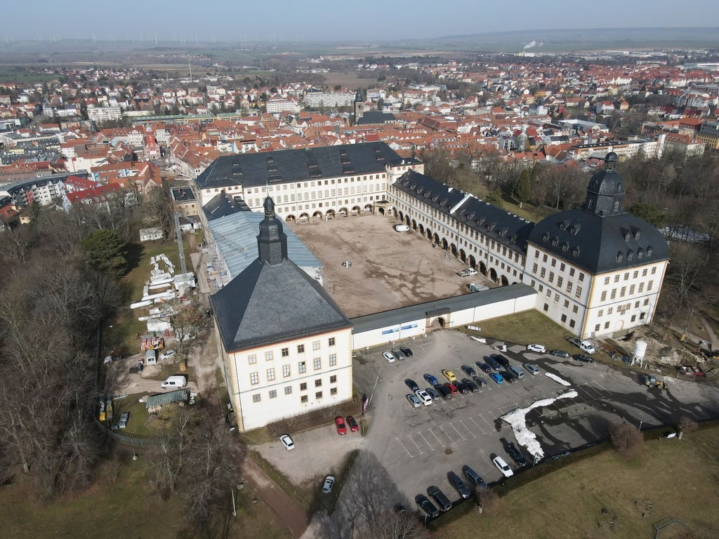Das Schloss Friedenstein in Gotha.