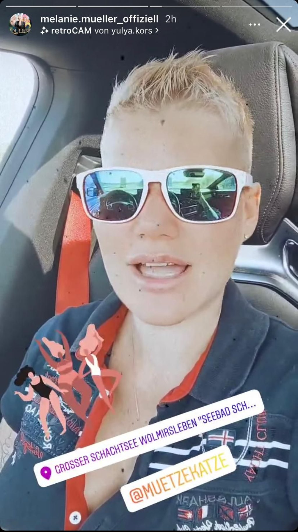 Melanie verkündet auf Instagram ihre Wochenend-Pläne