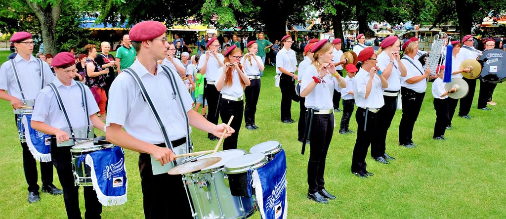 Zu den kulturellen Pluspunkten der Gemeinde Harsleben gehört der Spielmannszug, der bei vielen Veranstaltungen dabei ist.