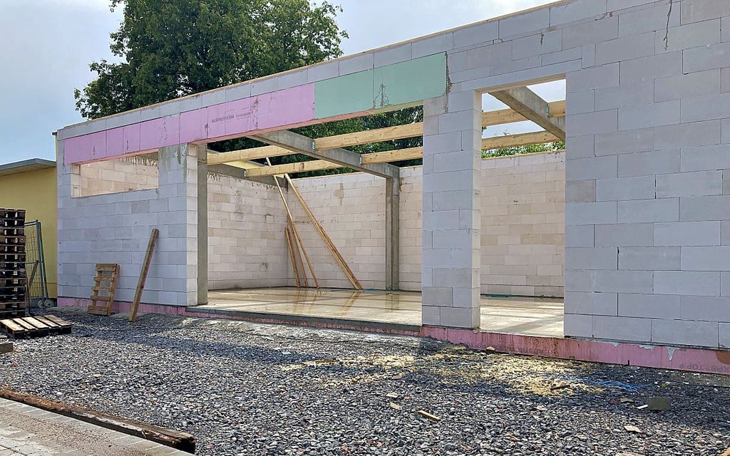 Der Bauhofstützpunkt in Schladebach bekommt eine neue Werkstatt.