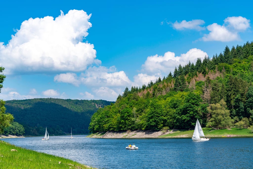 Edersee in Hessen.