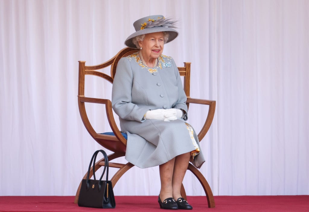Königin Elizabeth II. von Großbritannien bei der Parade zu ihrem Geburtstag.
