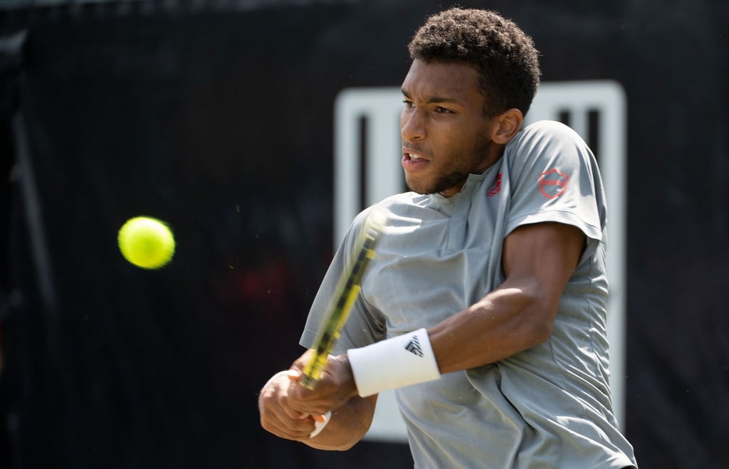 Beim ATP-Turnier in Stuttgart noch ohne Satzverlust: Felix Auger-Aliassime aus Kanada.