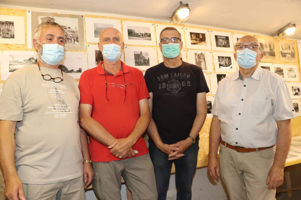 Uwe Bernau, Reinhard Weber, Hans-Werner Tusch und Rolf-Rüdiger Roeder (v. li.) haben die Ausstellung vorbereitet und gestaltet.