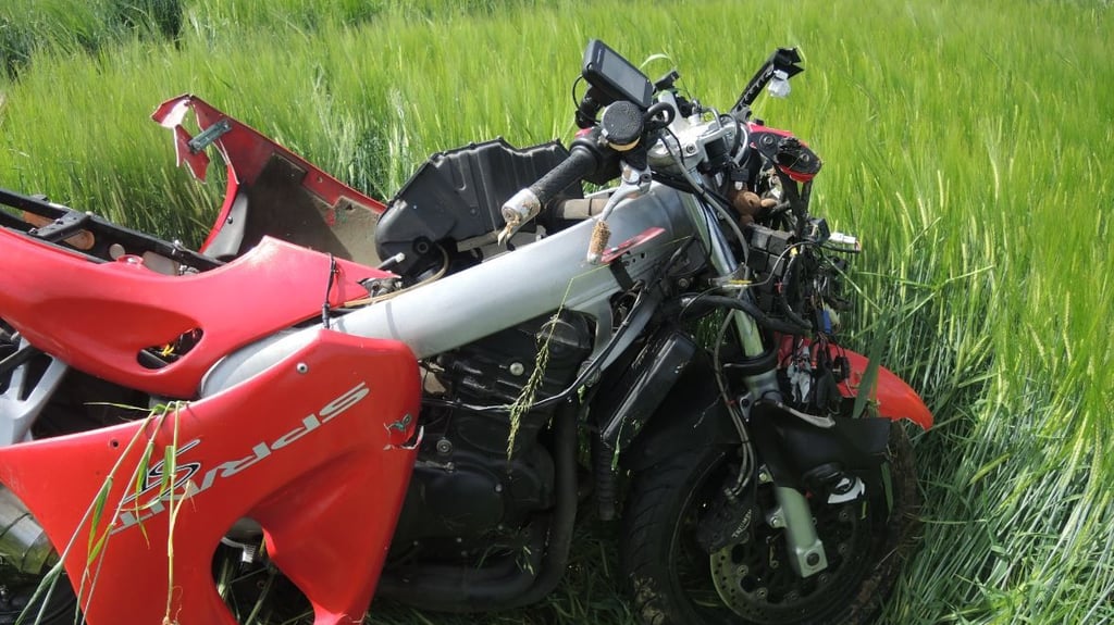 Der Schwerverletzte war ein 80-jähriger Motorradfahrer.