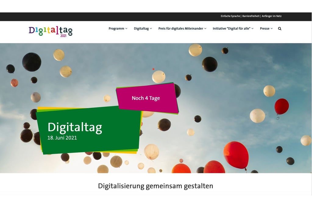 Ist da vielleicht auch was für mich dabei? Rund um den Digitaltag 2021 werden viele Aktionen angeboten. Eine Internetseite gibt darüber Auskunft.