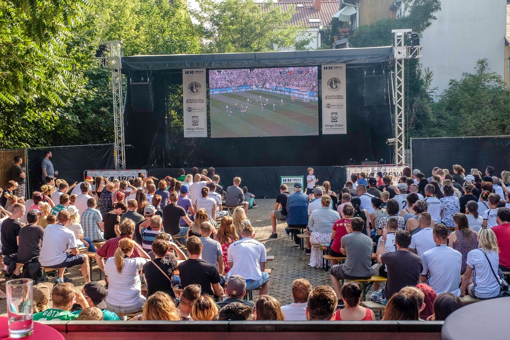Public Viewing im Bowlingpark Wittenberg Deutschland-Spiel bei der WM 2018