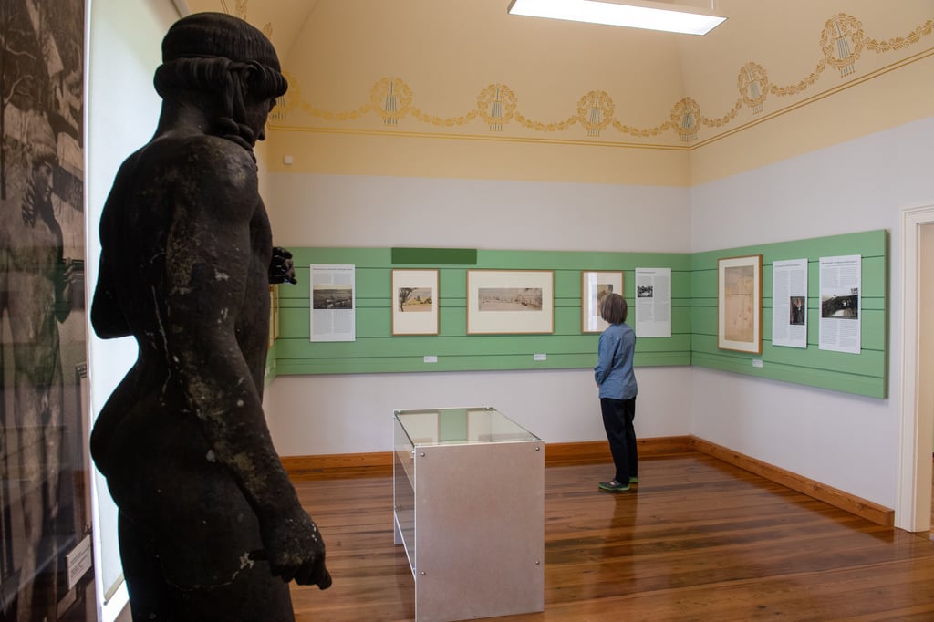 Das Max-Klinger-Haus in Großjena hat wieder geöffnet und zeigt die Sonderausstellung "Weinbergidyll".