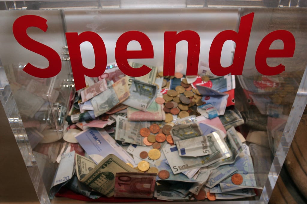 Spendenbox.