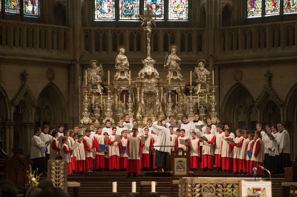 Die Regensburger Domspatzen im Dom St. Peter.