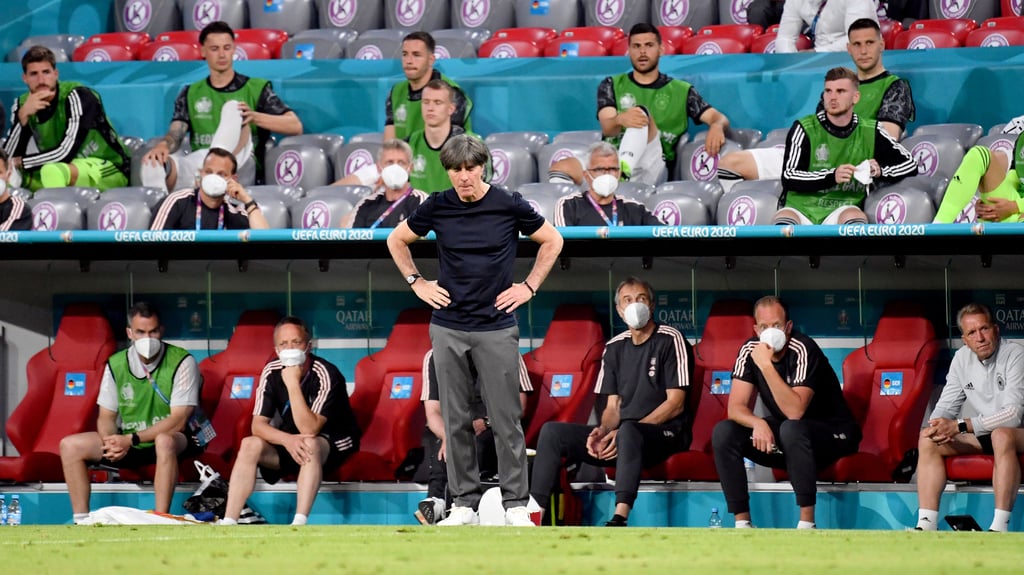 Bundestrainer Joachim Löw ist nach der Niederlage gegen Weltmeister Frankreich kämpferisch.