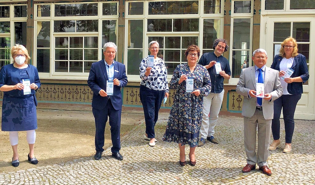 Akteure und Föderer haben das diesjährige Programm für „Klänge im Raum“ in Bad Salzelmen vorgestellt.