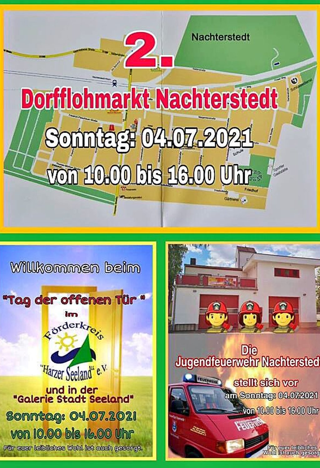 Der Fyler zum Dorfflohmarkt.