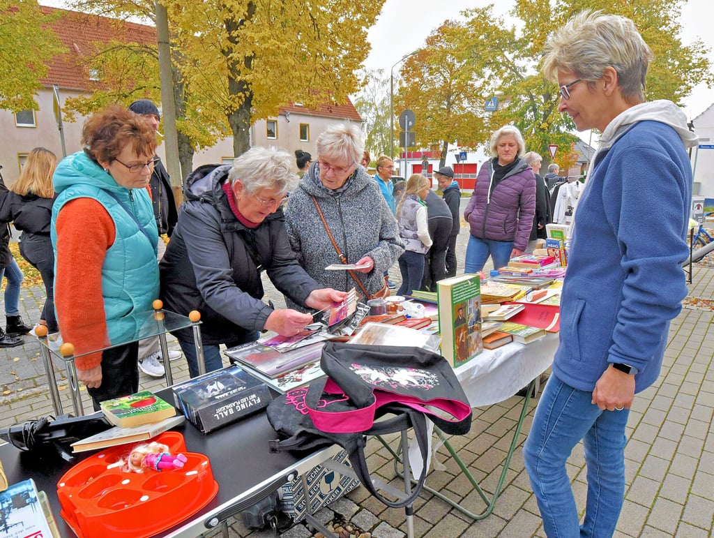 Der Dorfflohmarkt in Nachterstedt im letzten Jahr kam gut an. Im Juli gibt es eine Neuauflage.