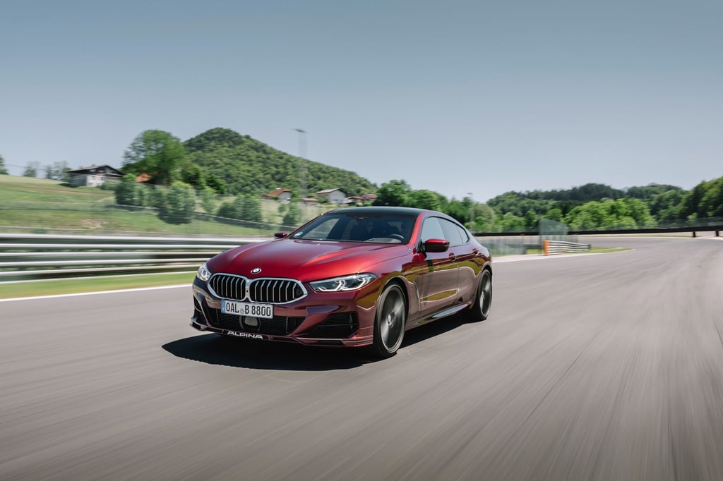 Veredelter Bayer: Hersteller Alpina bringt mit dem B8 seine eigene Vision vom BMW 8er Gran Coupé auf die Straße.