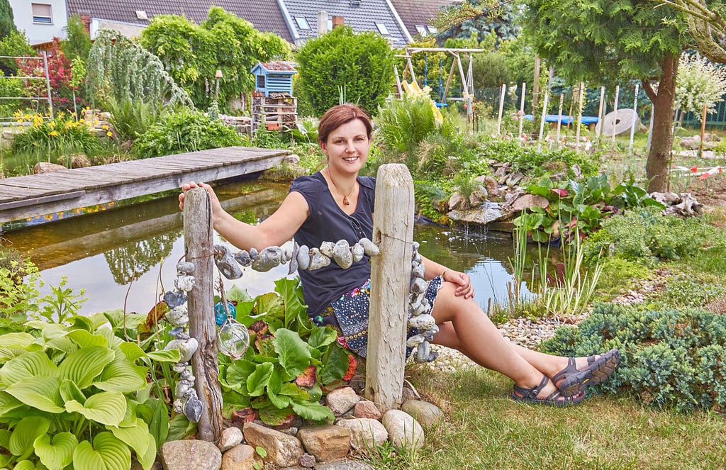 Sabine Kaiser aus Nienburg öffnet an diesem Samstag ihren Hausgarten für Besucher.