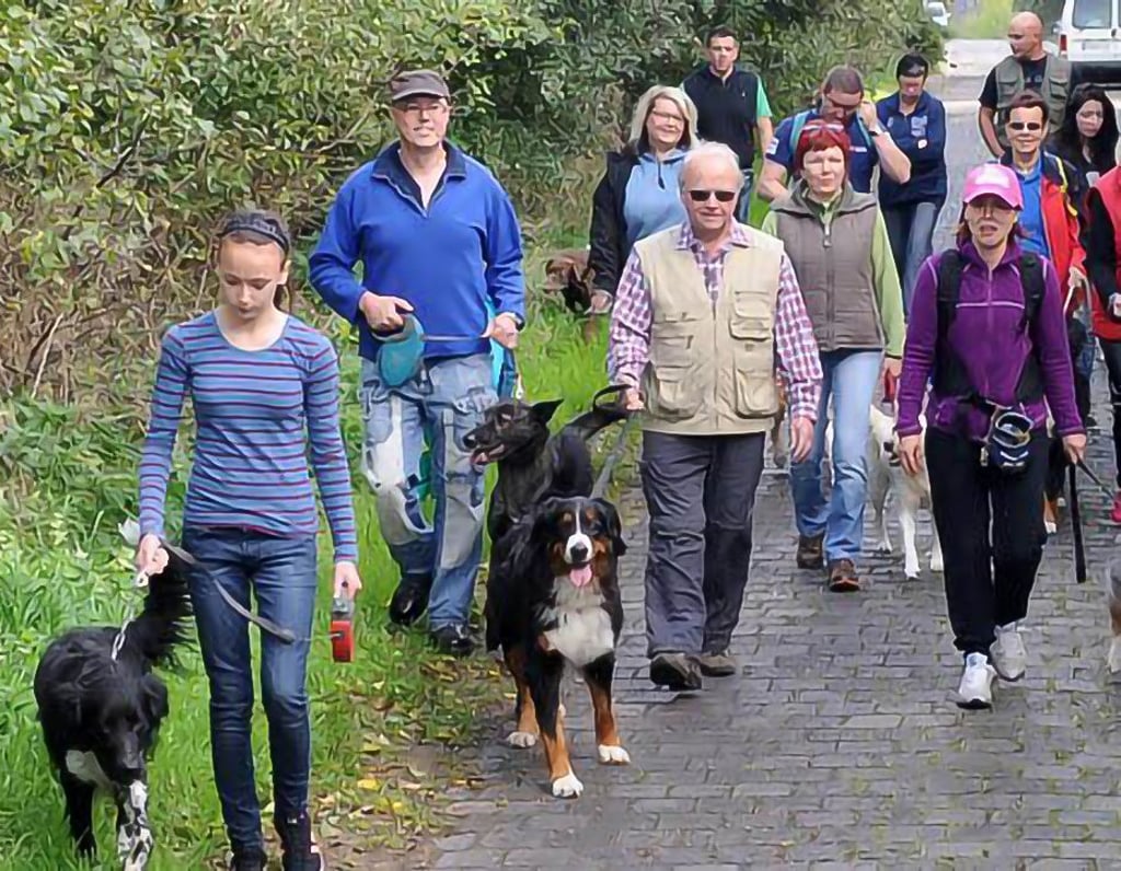 Hunde und Menschen gehen wieder auf Tour.