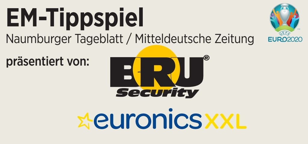 BRU und Euronics XXL sind die Hauptsponsoren des EM-Tippspiels unserer Zeitung.