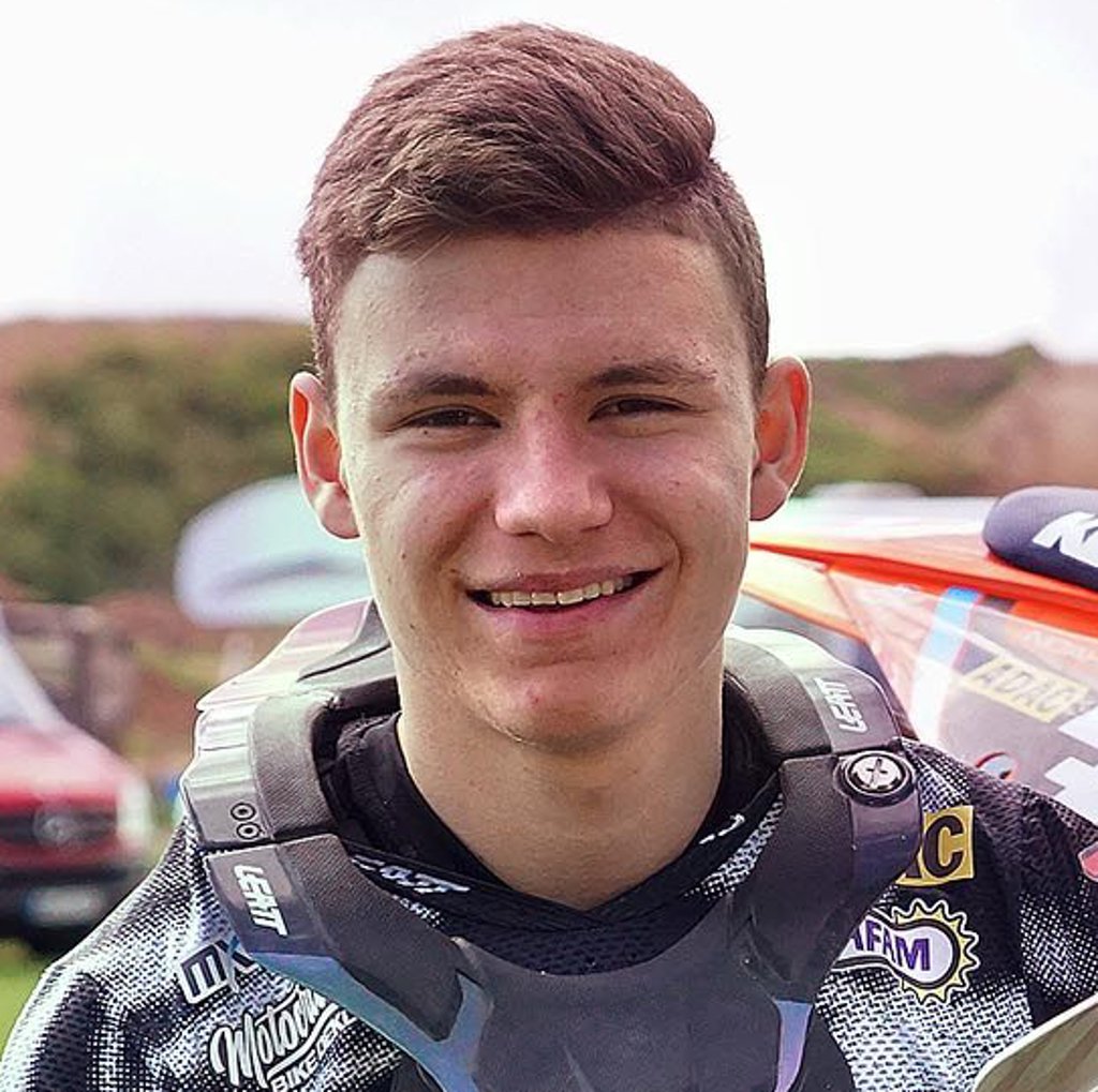 Noah Ludwig (16) wird am kommenden Wochenende bei einem Rennen der Motocross-Weltmeisterschaft in England an den Start gehen.